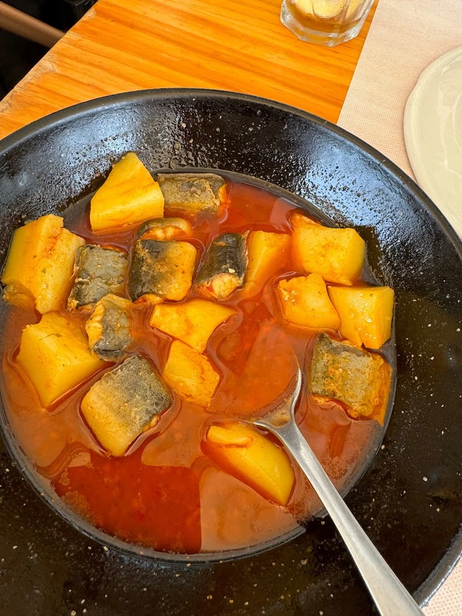 All i pebre with eel, a typical Gandía dish