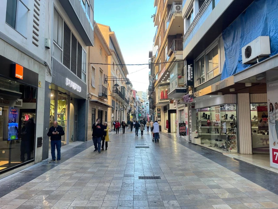 Gandia Centre Històric shopping area