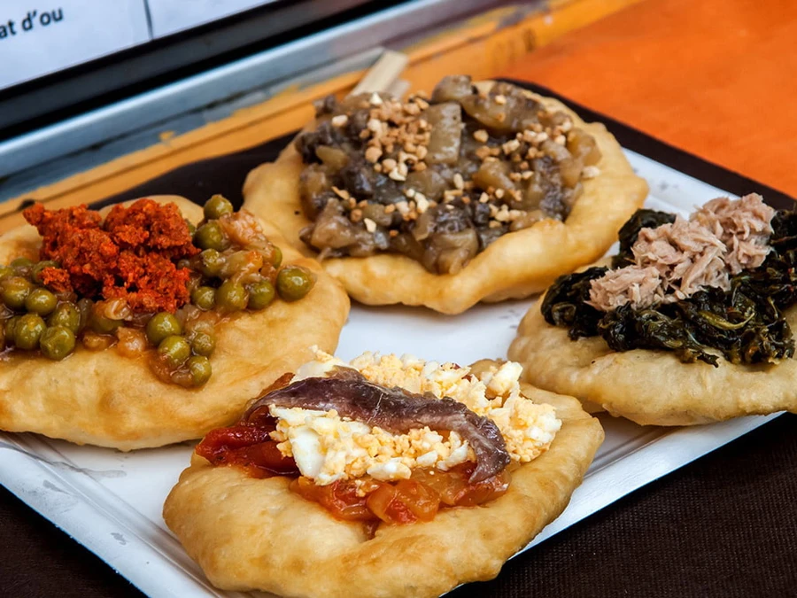 Coques de dacsa, a typical dish in Gandía