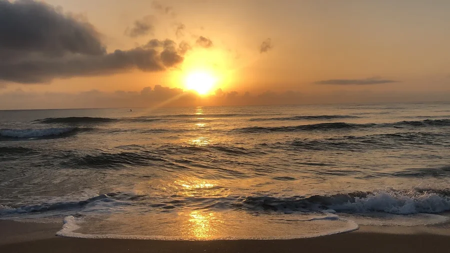 sunrise at Marenys de Rafalcaid Beach