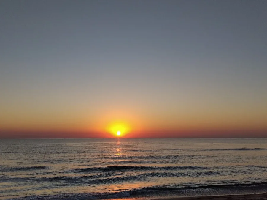sunrise at L'Auir Beach