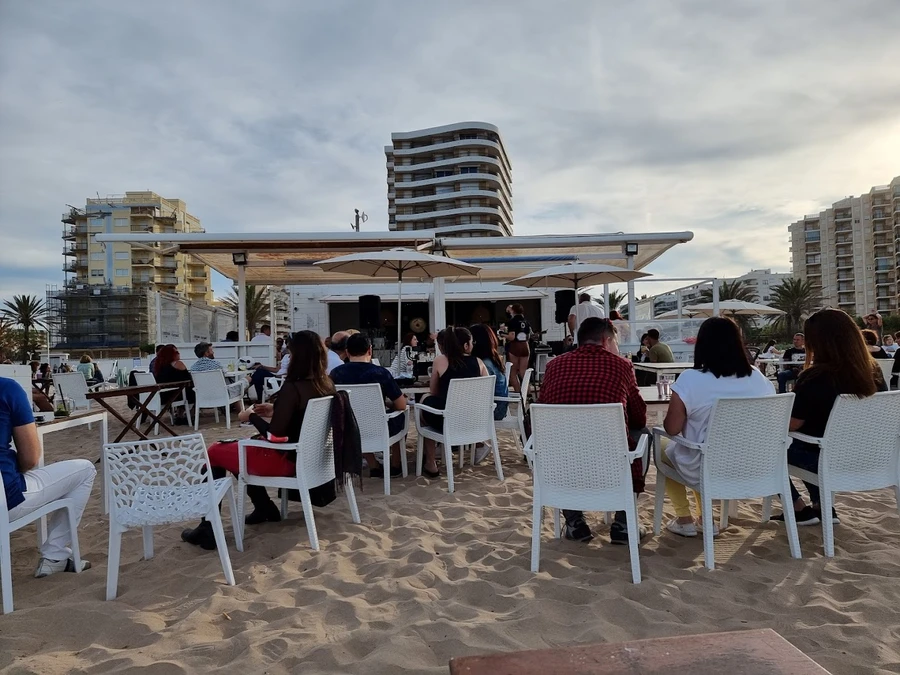 Atmosphere at Chiringuito Playa Shaganesha