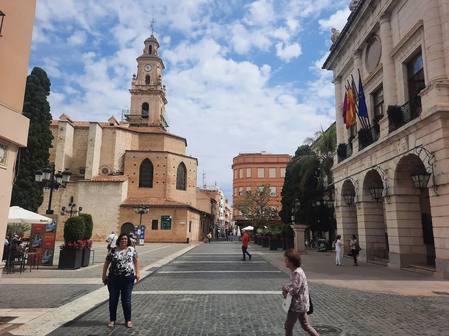 Gandia Town Hall square