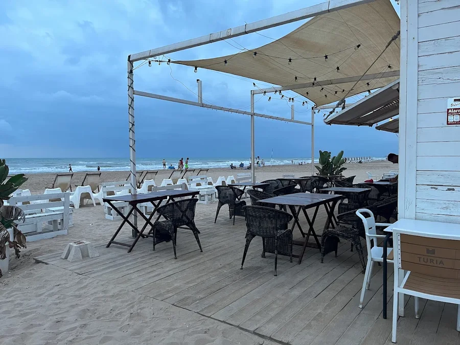 Beach bar at Gandía Beach