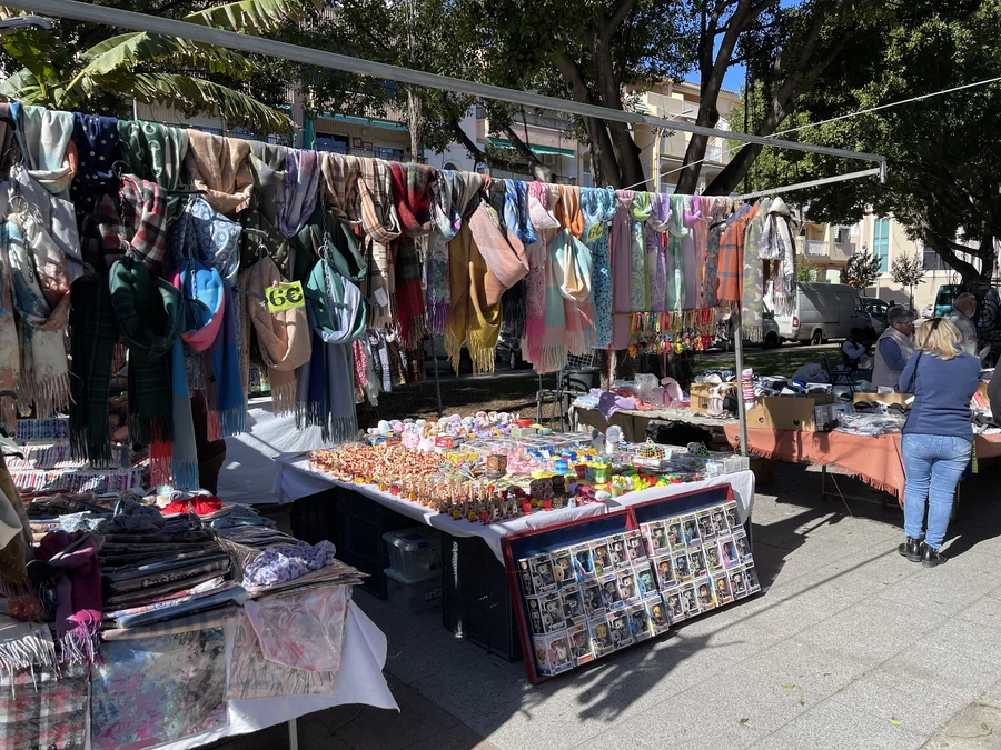 Clothes on display