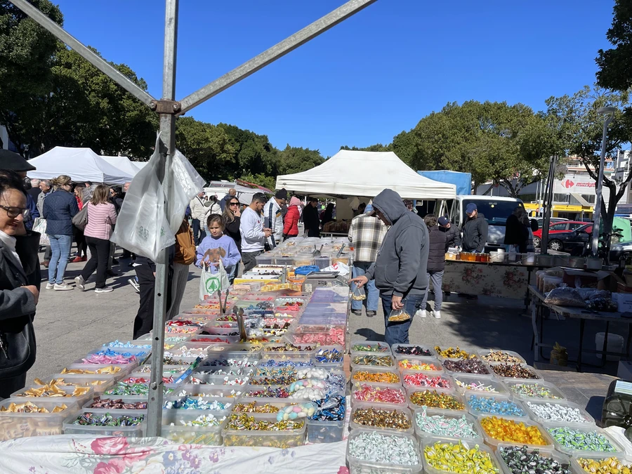 Sweets at the market