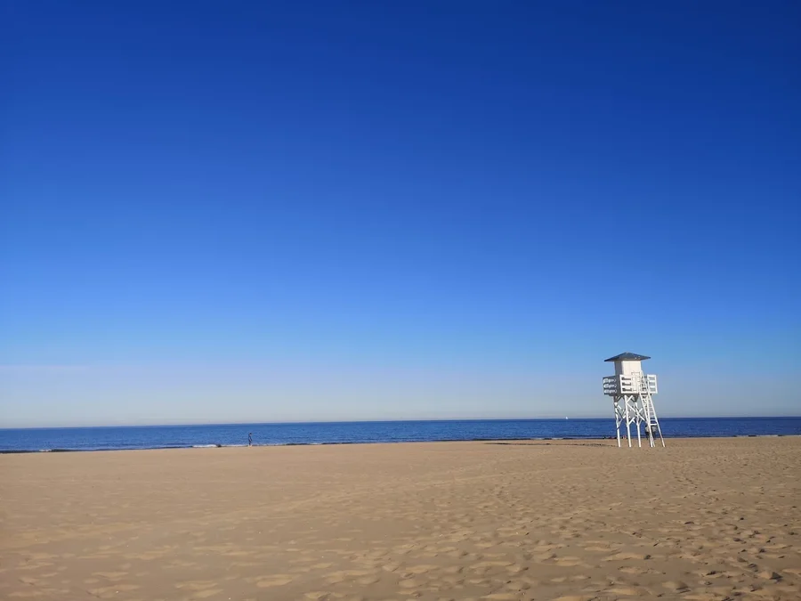 Quiet Playa Norte in Gandía