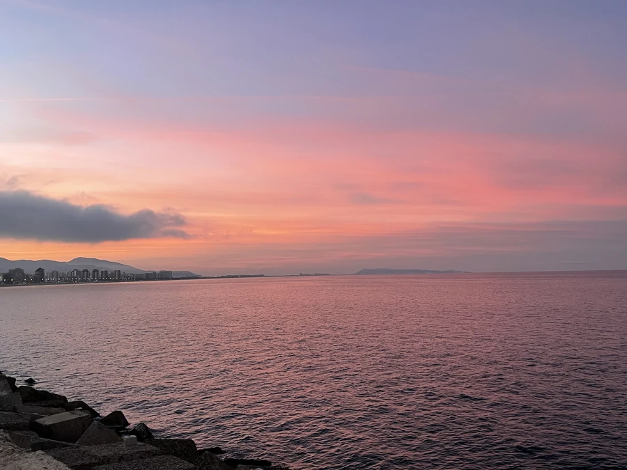 Sunset in Gandia