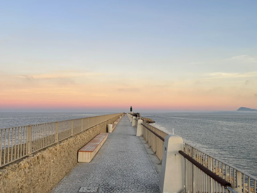Breakwater at Gandia Port