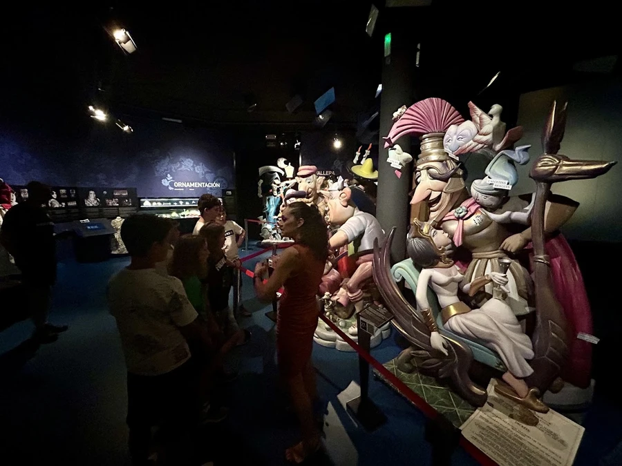 Visiting the museum