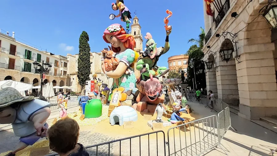 Fallas at Gandia Town Hall