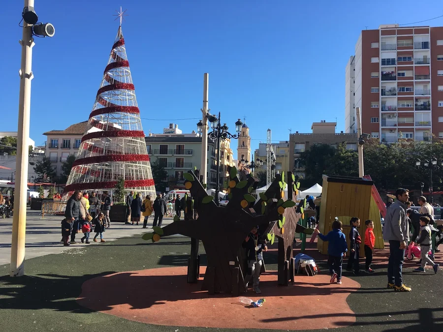 Children's area in El Prado in Gandia